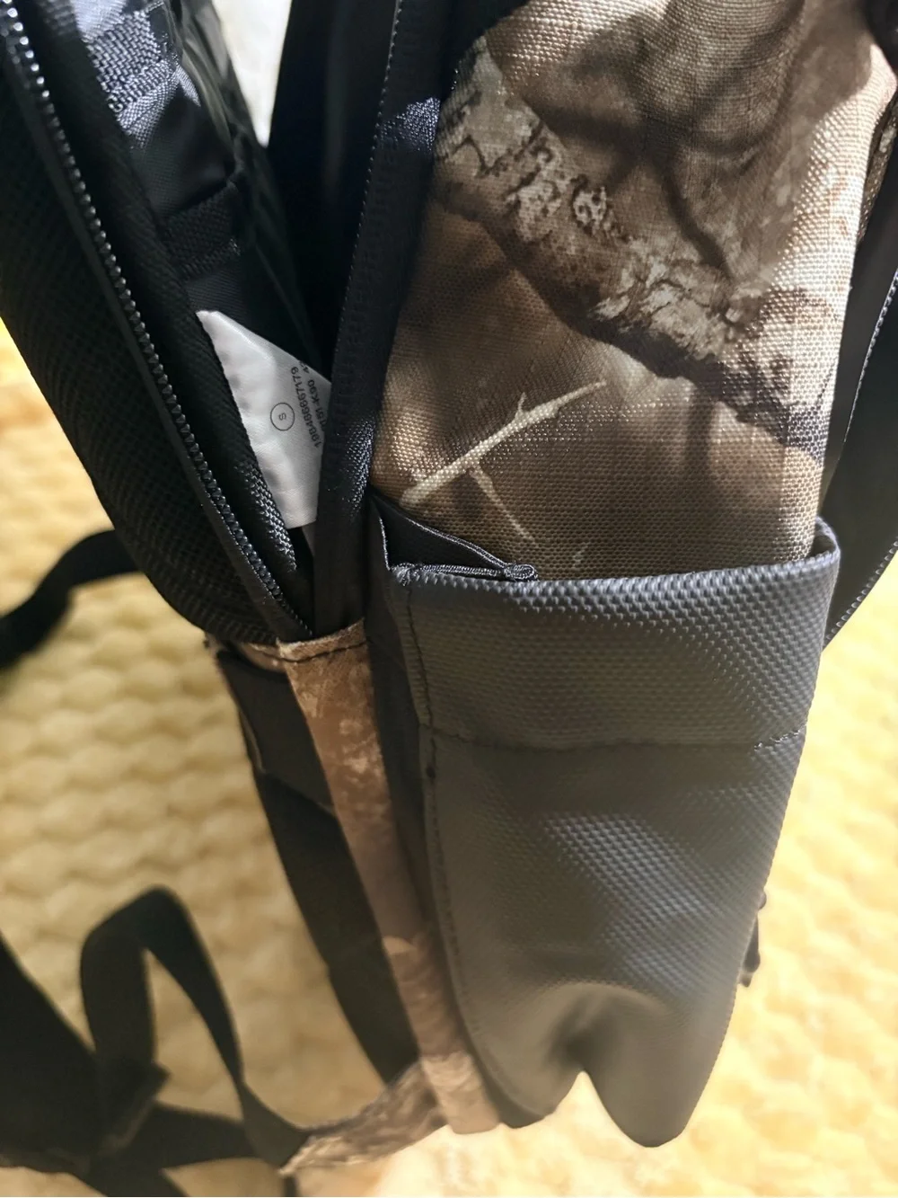 Jordan Camo Backpack with Black Trim